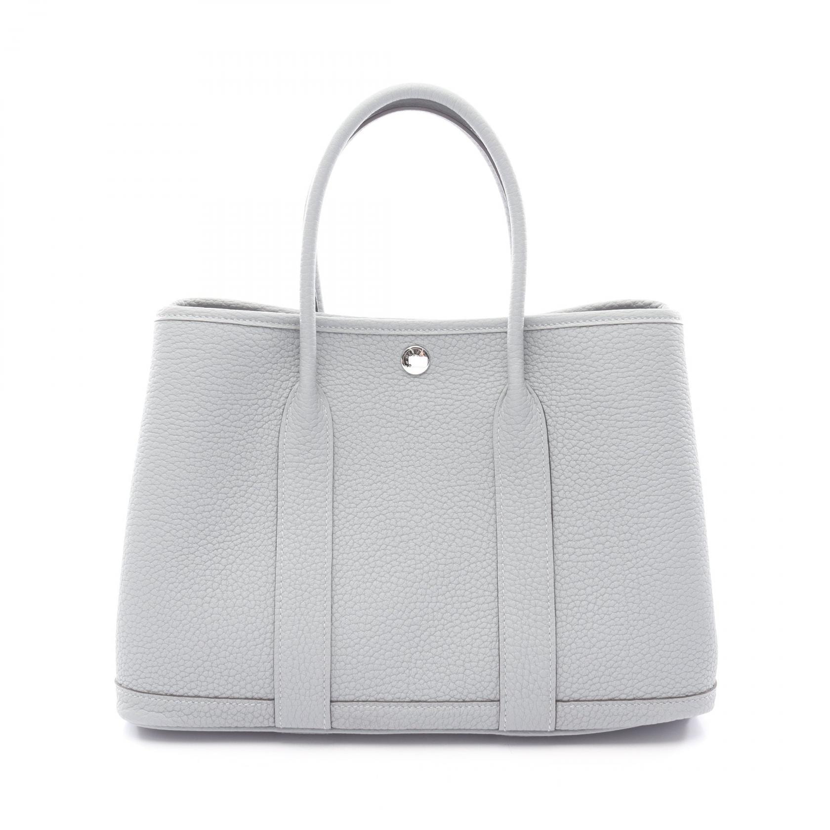 エルメス HERMES ガーデンパーティTPM グリパンタン トートバッグ バッグ レザー ネゴンダ K刻印(2025年製造) レディース ブルー系 グリパンタン 【中古】