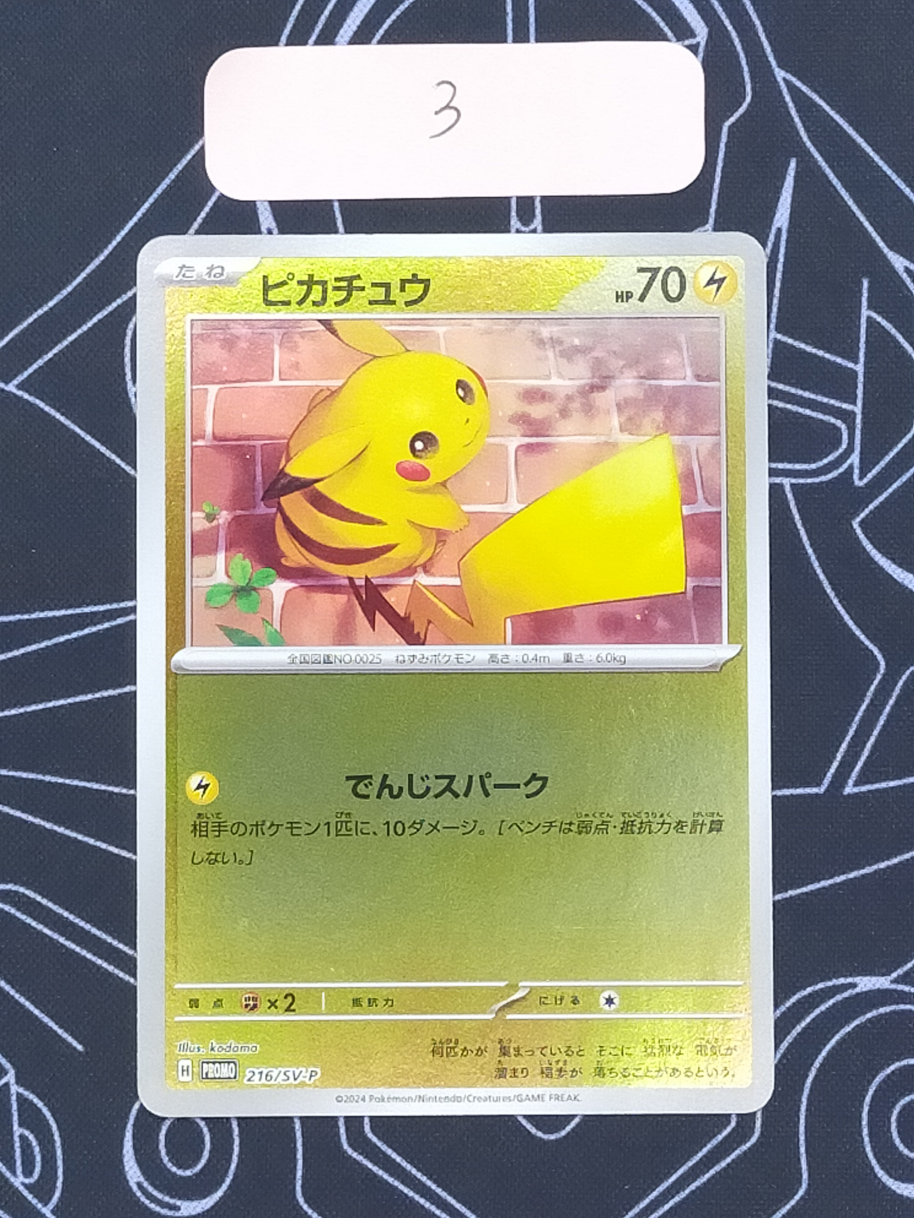 ピカチュウ P [SV-P 216](プロモカードパック「ポケカの夏がキタ!プロモカードGetキャンペーン!」)