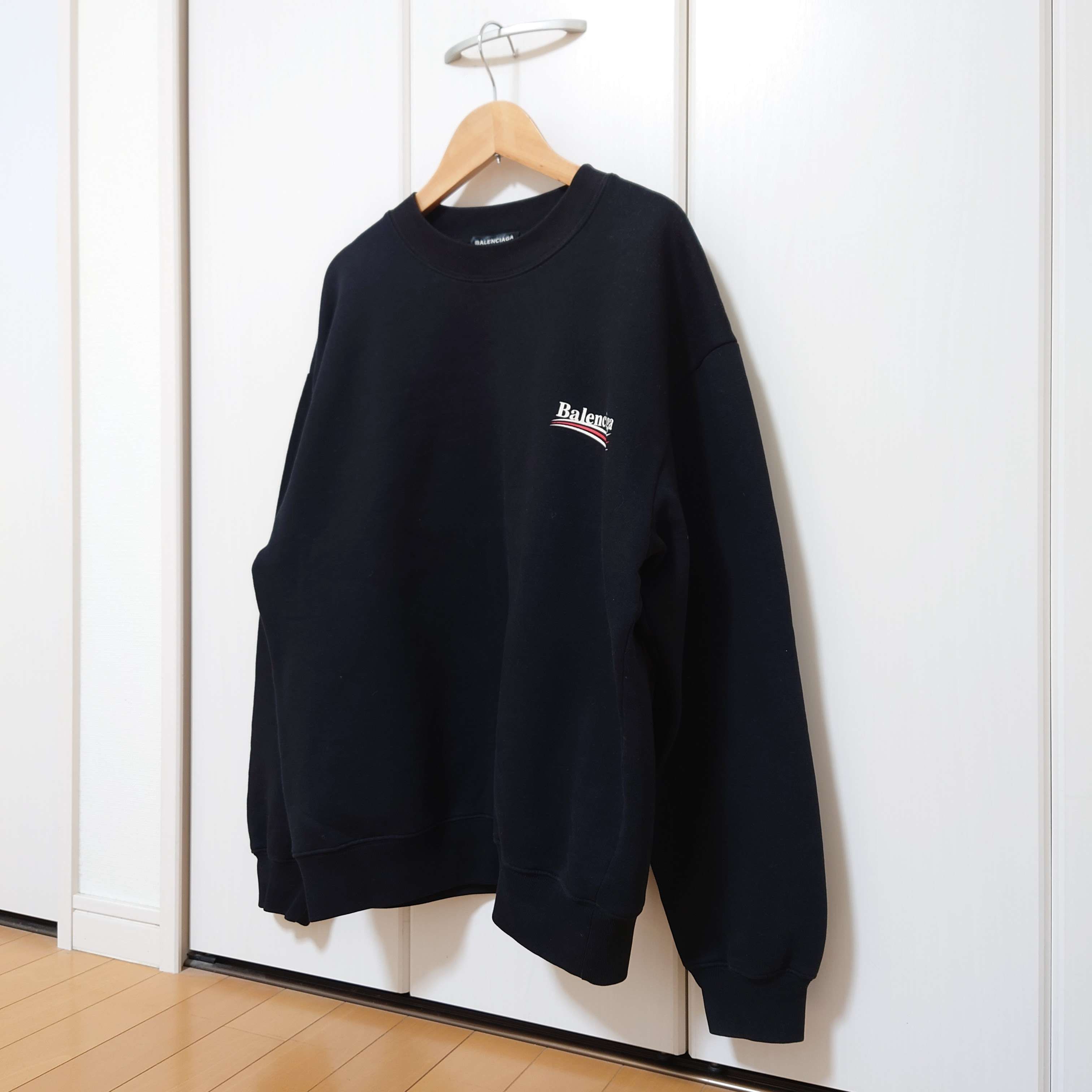 BALENCIAGA/バレンシアガ キャンペーンロゴスウェット 朝倉未来