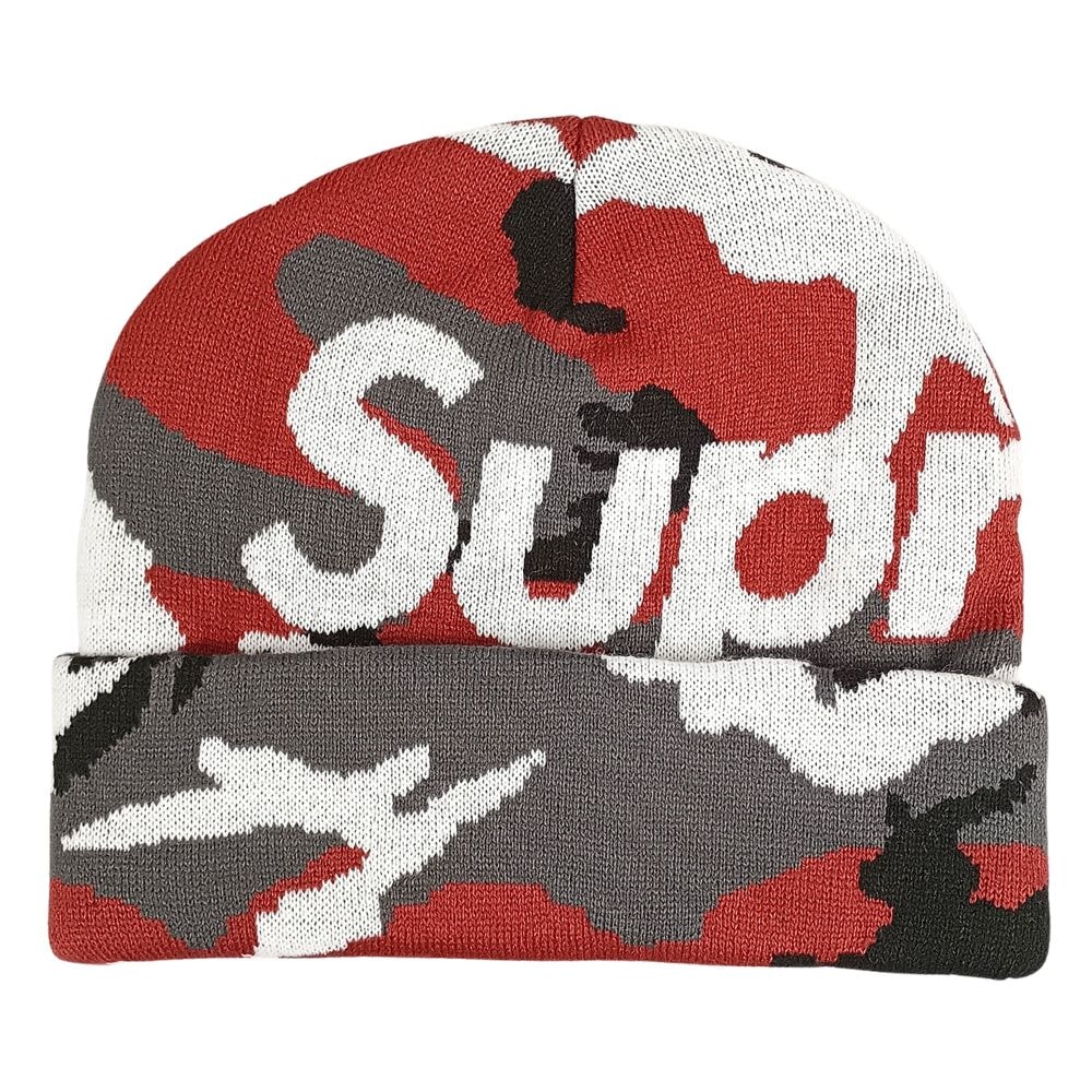 SUPREME シュプリーム 25AW Camo Big Logo Beanie カモ ビッグロゴ ビーニー ニットキャップ 53493