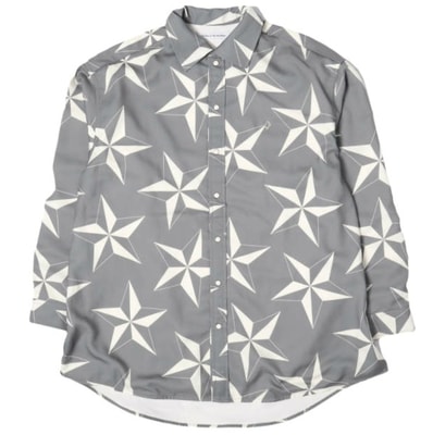 Children of the discordance チルドレン オブ ザ ディスコーダンス 24SS PERSONAL DATA PRINT SHIRT ヴィンテージバンダナプリントコーチシャツ COTDSH-006 2 GRAY 長袖 トップス