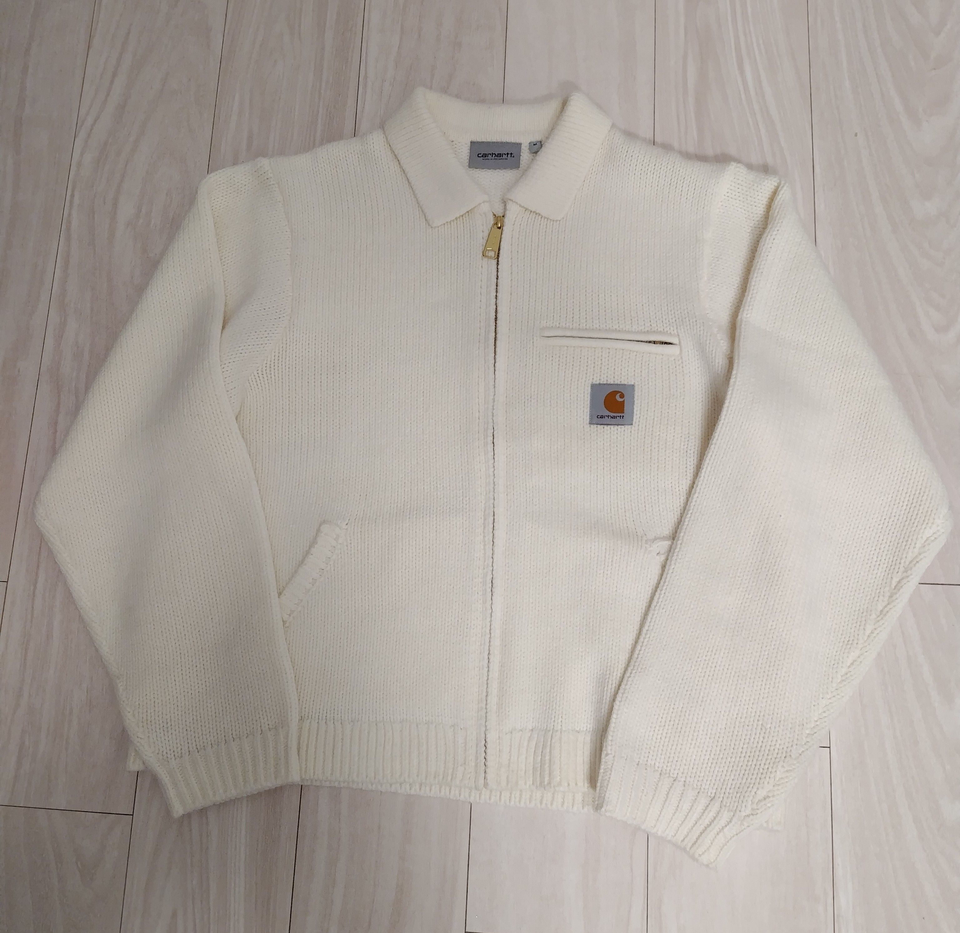 Carhartt WIP Detroit Knit Jacket Cannoli "Cream"