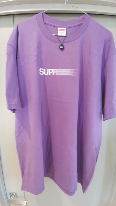 Supreme Motion Logo Tee "Purple" (20SS)