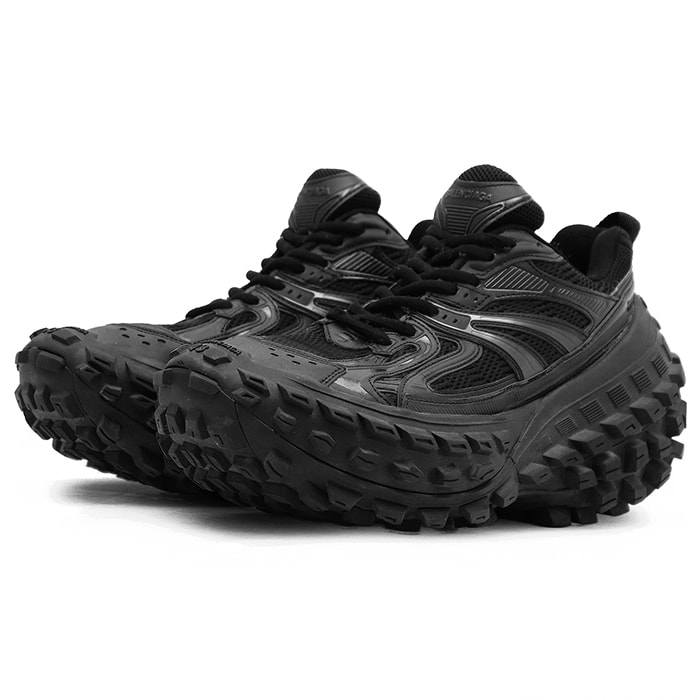 BALENCIAGA バレンシアガ スニーカー サイズ 43 DEFENDER BOUNCER SNEAKER ディフェンダー バウンサー メンズ プラットフォーム シューズ 靴 ブラック 黒