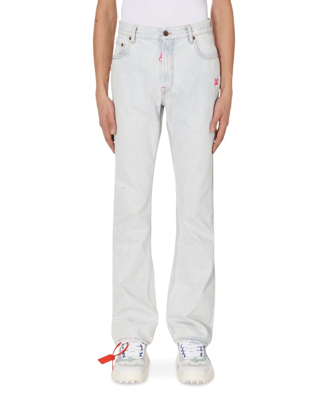 Off White Diag Low Fit Denim Pants