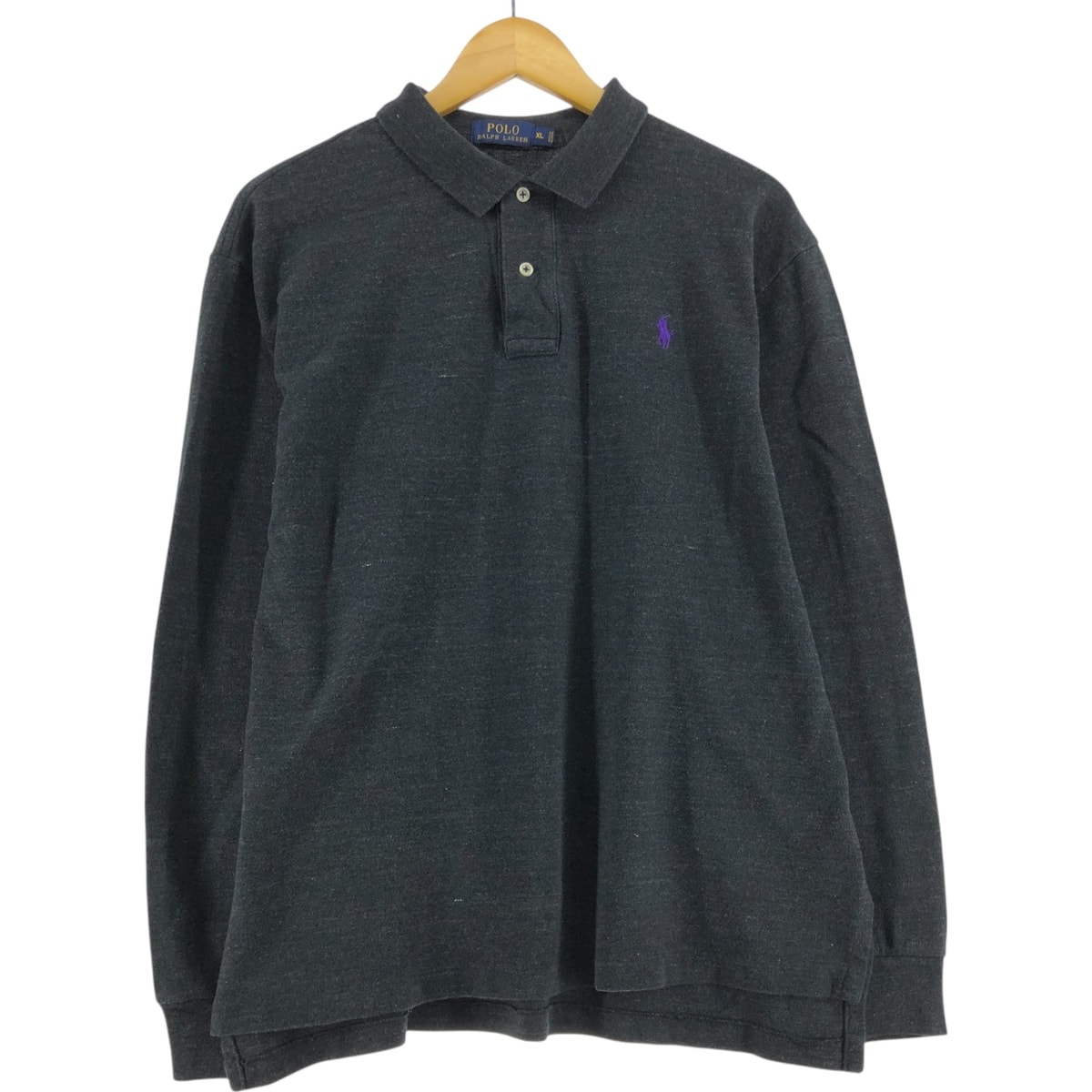 古着 ラルフローレン Ralph Lauren POLO RALPH LAUREN 長袖 ポロシャツ メンズXL相当/eaa522456