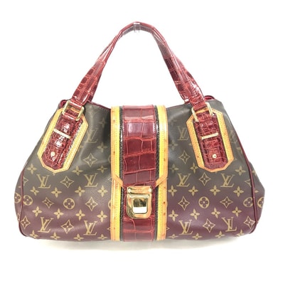 ルイヴィトン LOUIS VUITTON グリート がま口 M95580 モノグラム ミラージュ カバン ボストンバッグ 肩掛け ショルダーバッグ キャンバス レッド