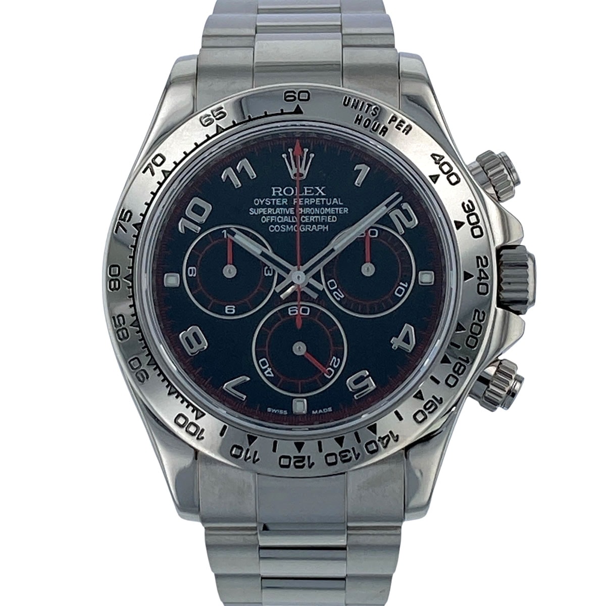 ROLEX ロレックス コスモグラフ デイトナ WG 腕時計 116509 K18ホワイトゴールド ブラック メンズ【中古】