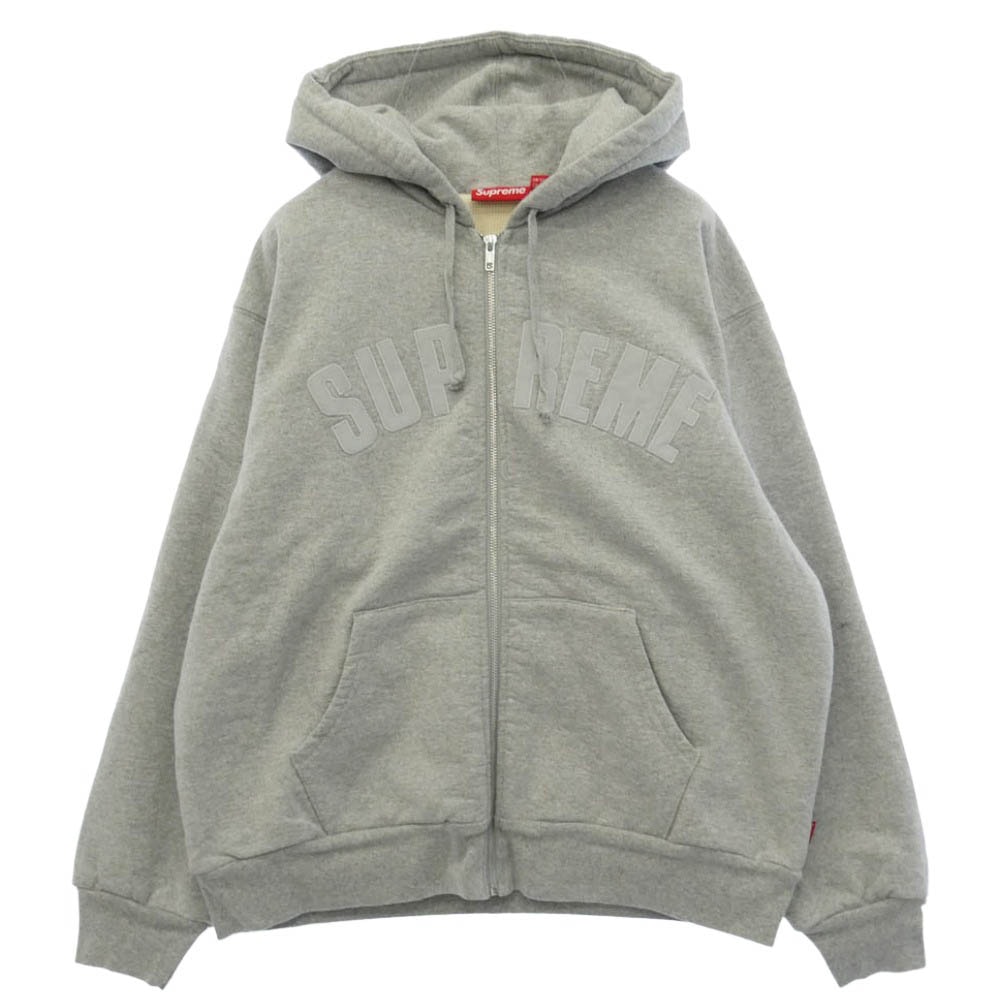 Supreme シュプリーム 26AW Arc Thermal Lined Zip Up Hooded Sweatshirt アーク サーマル ラインド ジップ アップ フード パーカー グレー系 M【極上美品】【中古】