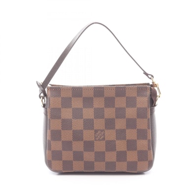 ルイ・ヴィトン LOUIS VUITTON トゥルース メイクアップ ハンドバッグ バッグ PVCコーティングキャンバス レザー ダミエ エベヌ レディース ブラウン系 N51982 【中古】
