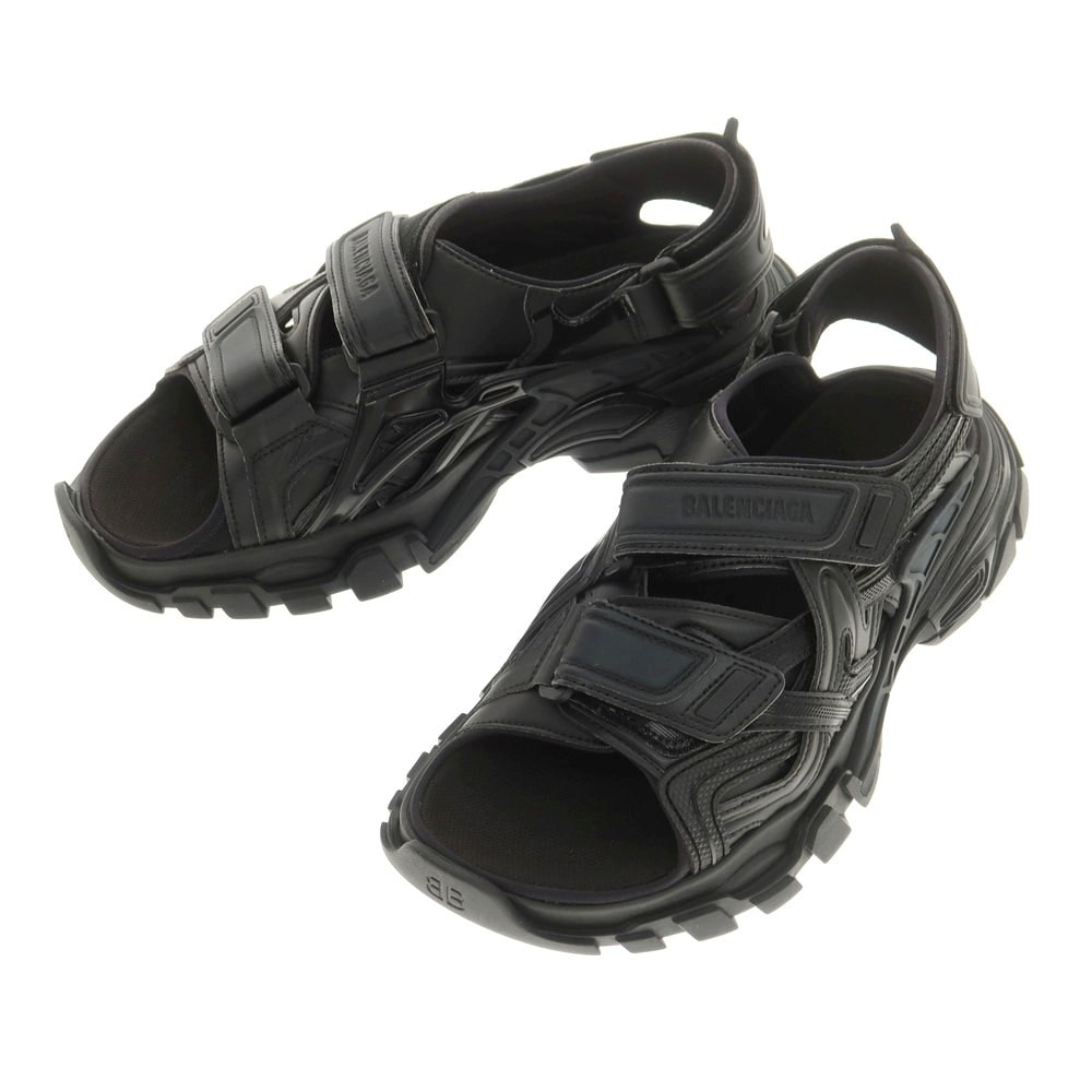 【中古】【未使用】バレンシアガ BALENCIAGA Track Sandal サンダル ブラック【サイズ41】【メンズ】