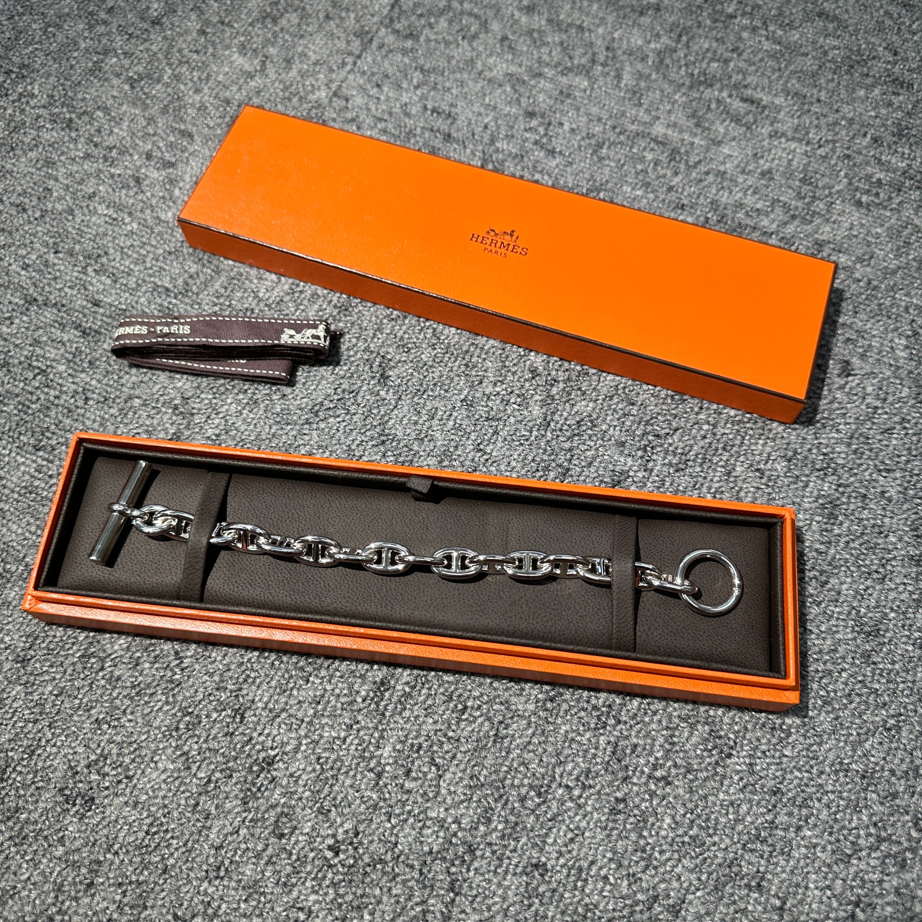 Hermes Chaine D'ancre MM Bracelet "Silver"