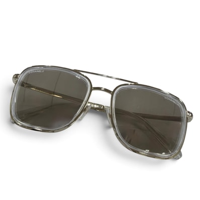 美品 シャネル サングラス シャンパンゴールド 53□19 140 4241