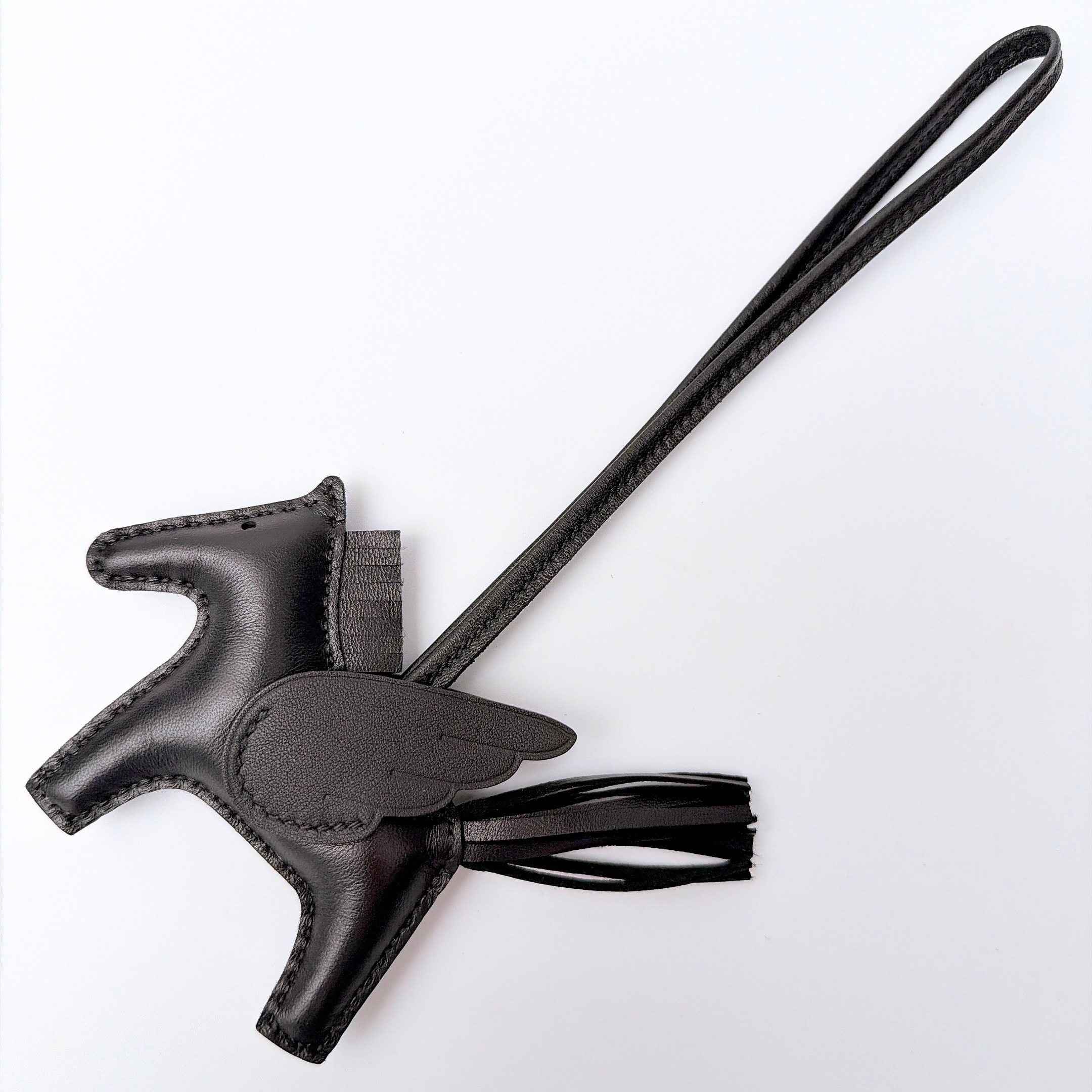 Hermes Rodeo Pegase PM Charm "So Black"