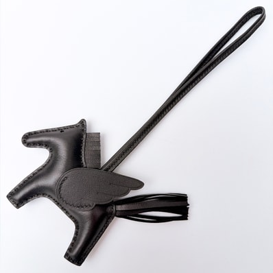 Hermes Rodeo Pegase PM Charm "So Black"