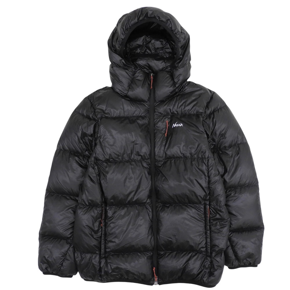 ナンガ マウンテン ロッジ ダウン フーディ ジャケット メンズ ブラック M 24FW NW2441-1A802 M