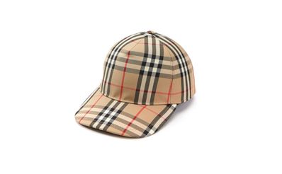 Burberry Heavy Cotton Check Tracker Cap "Archive beige"