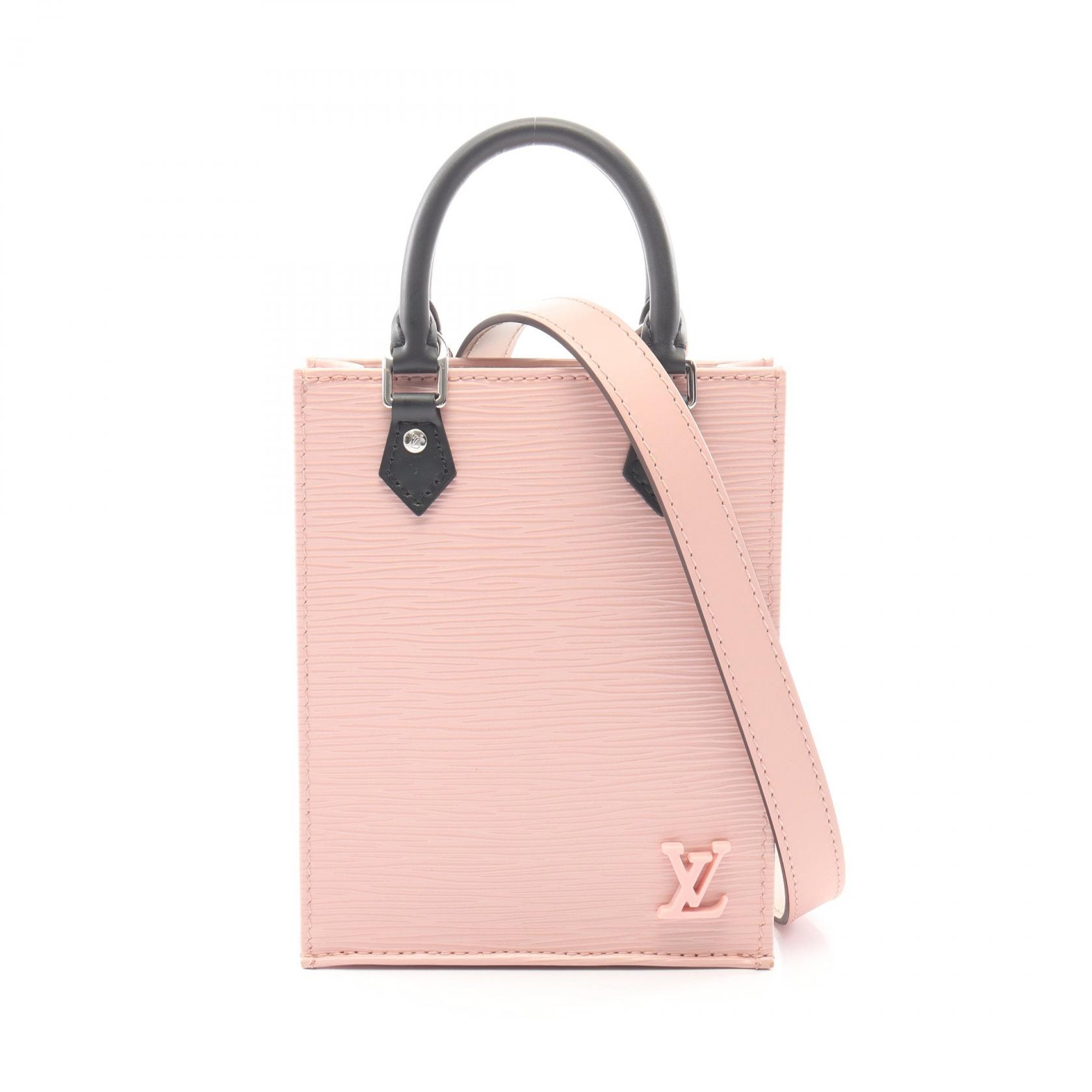 ルイ・ヴィトン LOUIS VUITTON プティット サックプラ エピ ローズバレリーヌ 2WAY ハンドバッグ バッグ レザー エピ ローズバレリーヌ レディース ピンク系 / ブラック系 M69575 【中古】