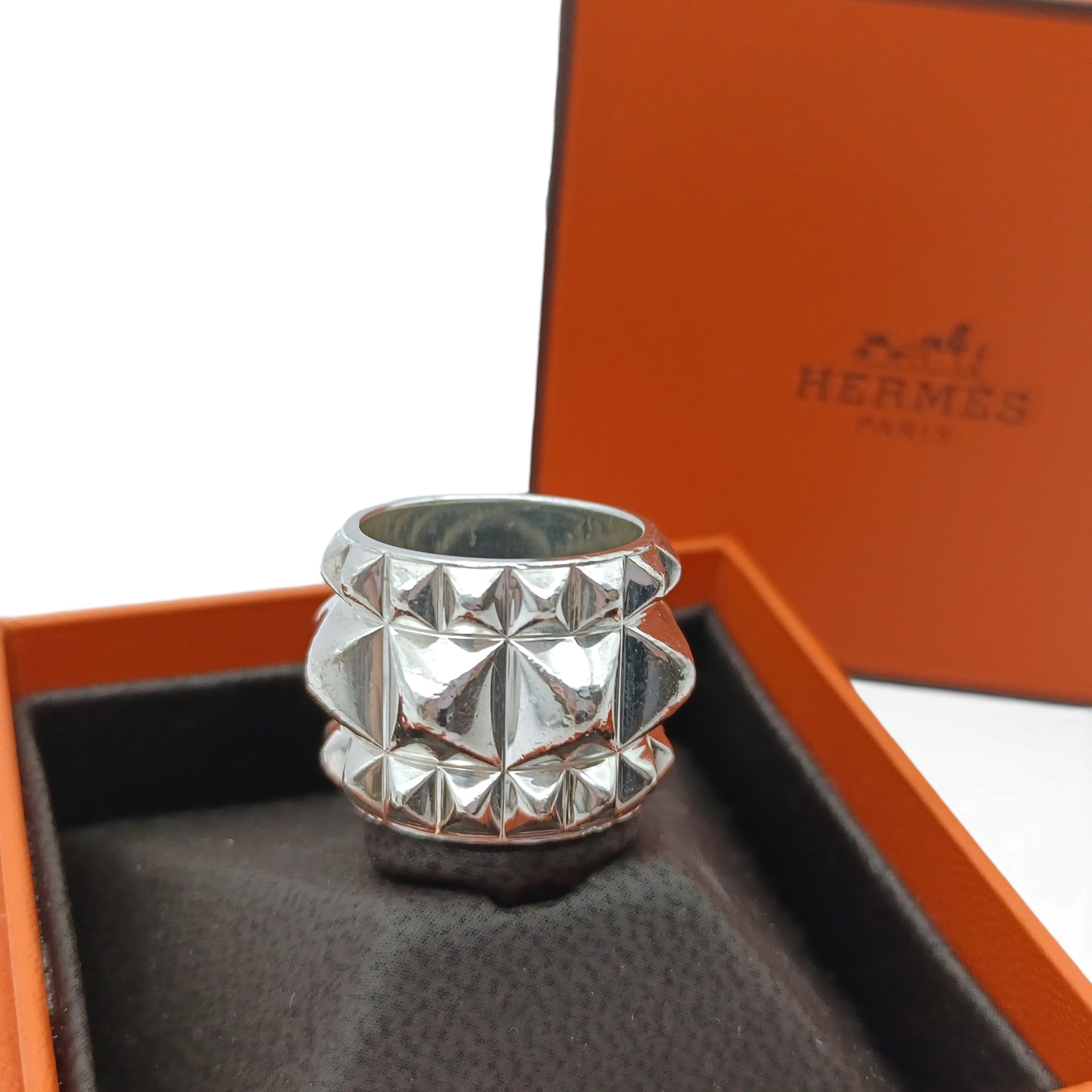 Hermes Espionne Ring GM "Silver"
