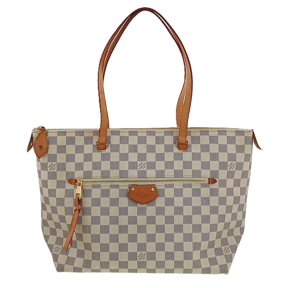 LOUIS VUITTON ルイ・ヴィトン イエナ PM トートバッグ N44039 ダミエアズールキャンバス ホワイト  レディース【中古】