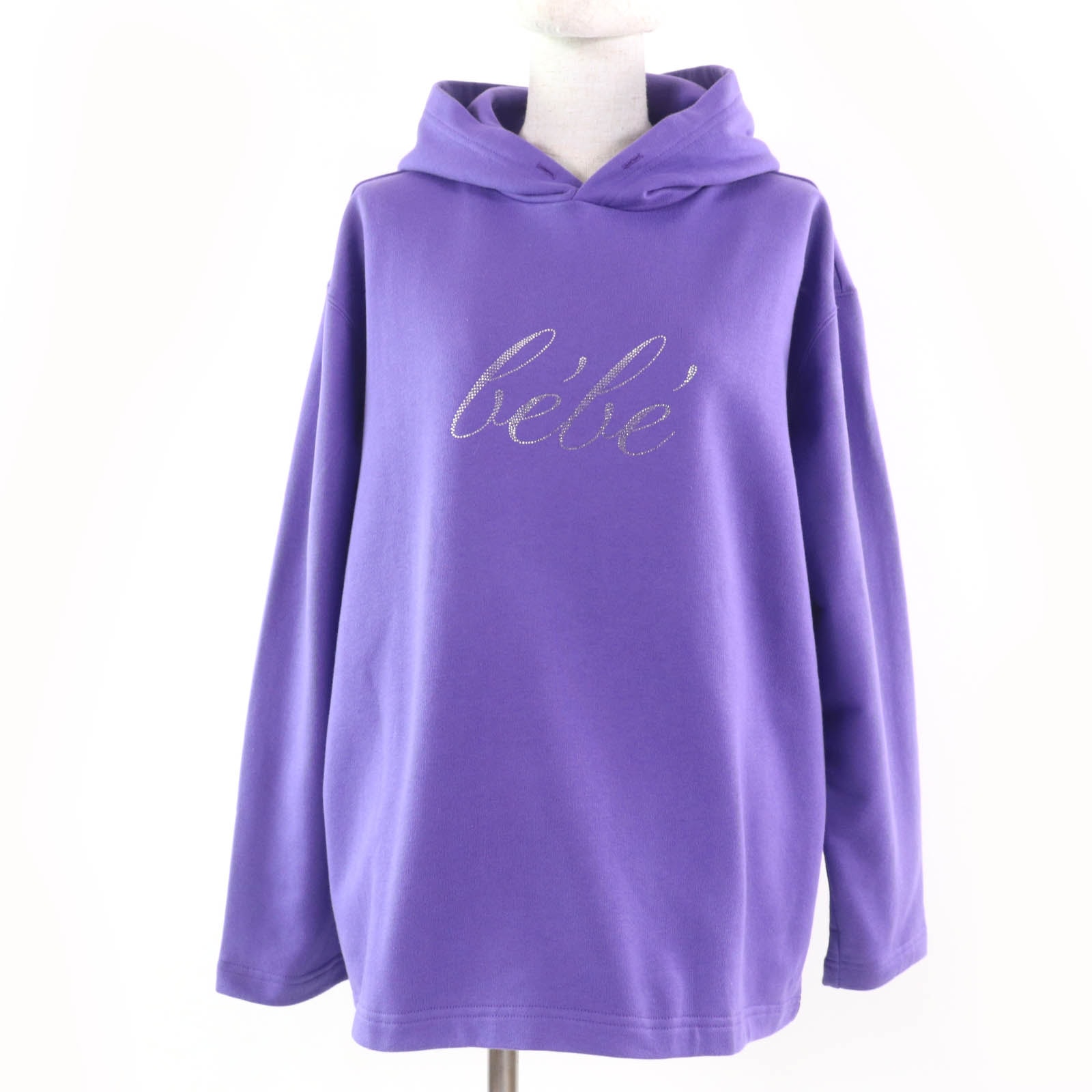 未使用品 バレンシアガ
 パーカー Bebe パープル レディース M 670946