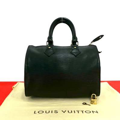 LOUIS VUITTON ルイヴィトン スピーディ 25 エピ レザー ハンドバッグ ブラック
41943