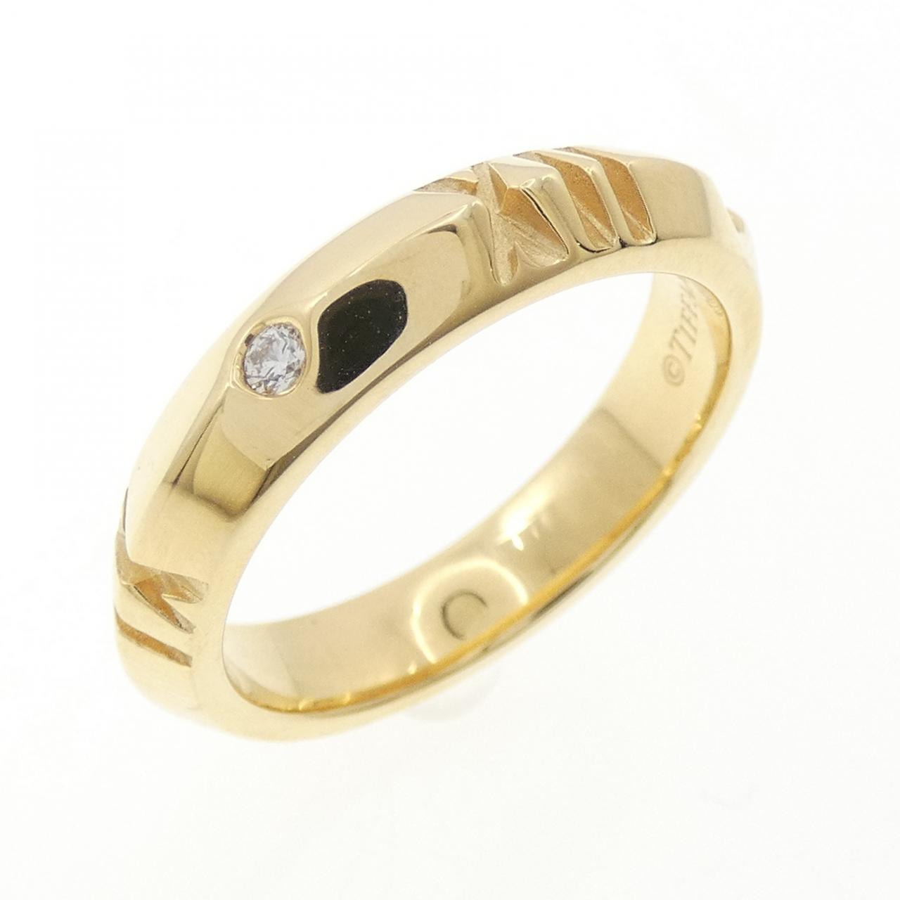 ティファニー アトラス Xクローズド ナロー リング 0.10CT