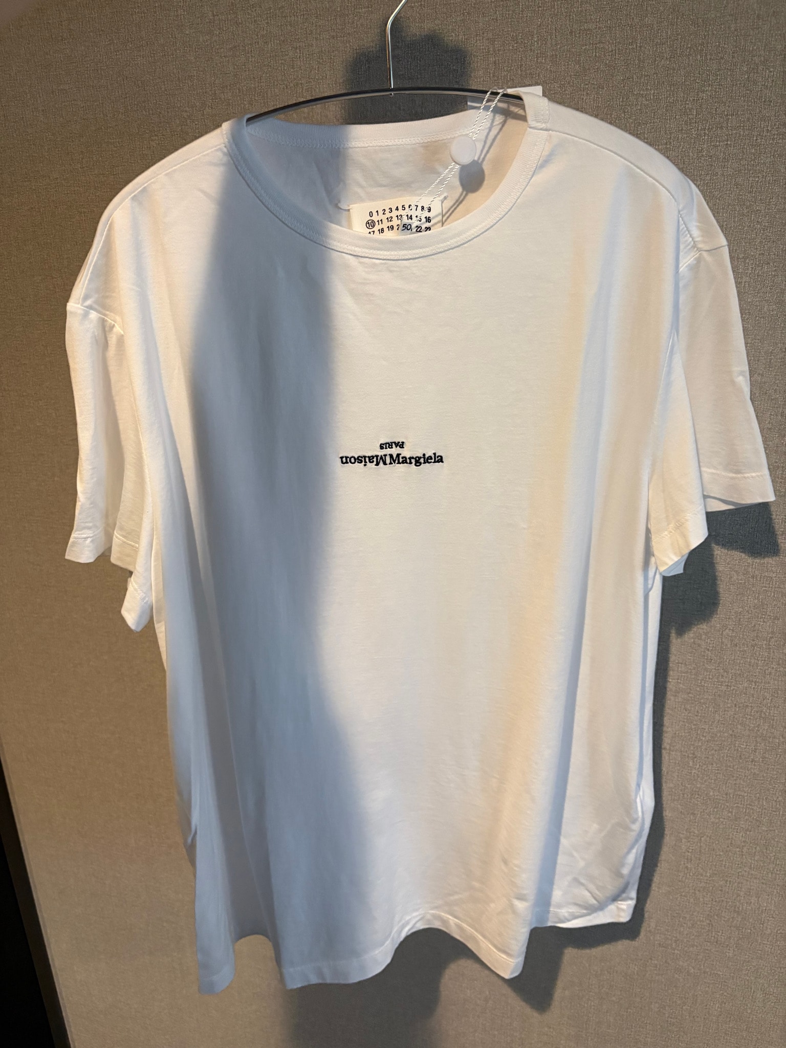 Maison Margiela ロゴ Tシャツ ホワイト 50