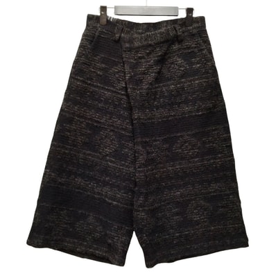 JIEDA ジエダ 品番 Jie-14FW-PT02-A デザイン ウール パンツ ショーツ ショートパンツ ブラック系 サイズ 2 40561