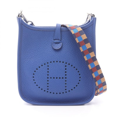 エルメス HERMES エヴリンアマゾンTPM ブルーロワイヤル ショルダーバッグ バッグ レザー トリヨンクレマンス ブルーロワイヤル Z刻印(2021年製造) レディース ブルー系 【中古】