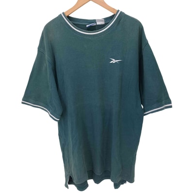 90S ロゴ刺繍 クルーネック 半袖Tシャツ【1138208067453】