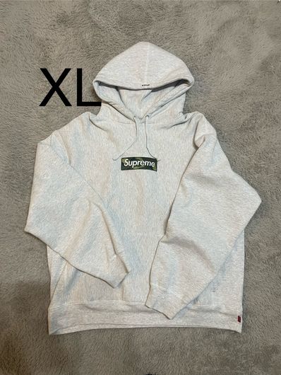 Supreme Box Logo Hooded Sweatshirt "Ash Grey" (23FW)
