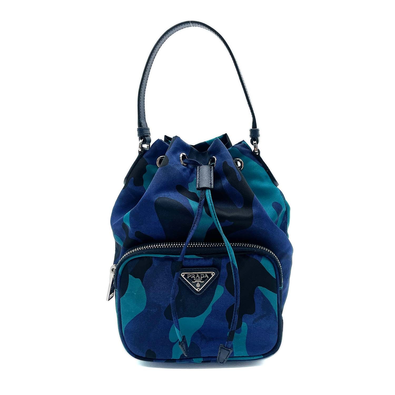 B (目立った傷や汚れなし)】PRADA プラダ 巾着 ショルダーバッグ