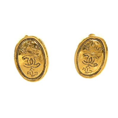 シャネル CHANEL イヤリング ココマーク メタル ゴールド レディース【中古】 e61429i