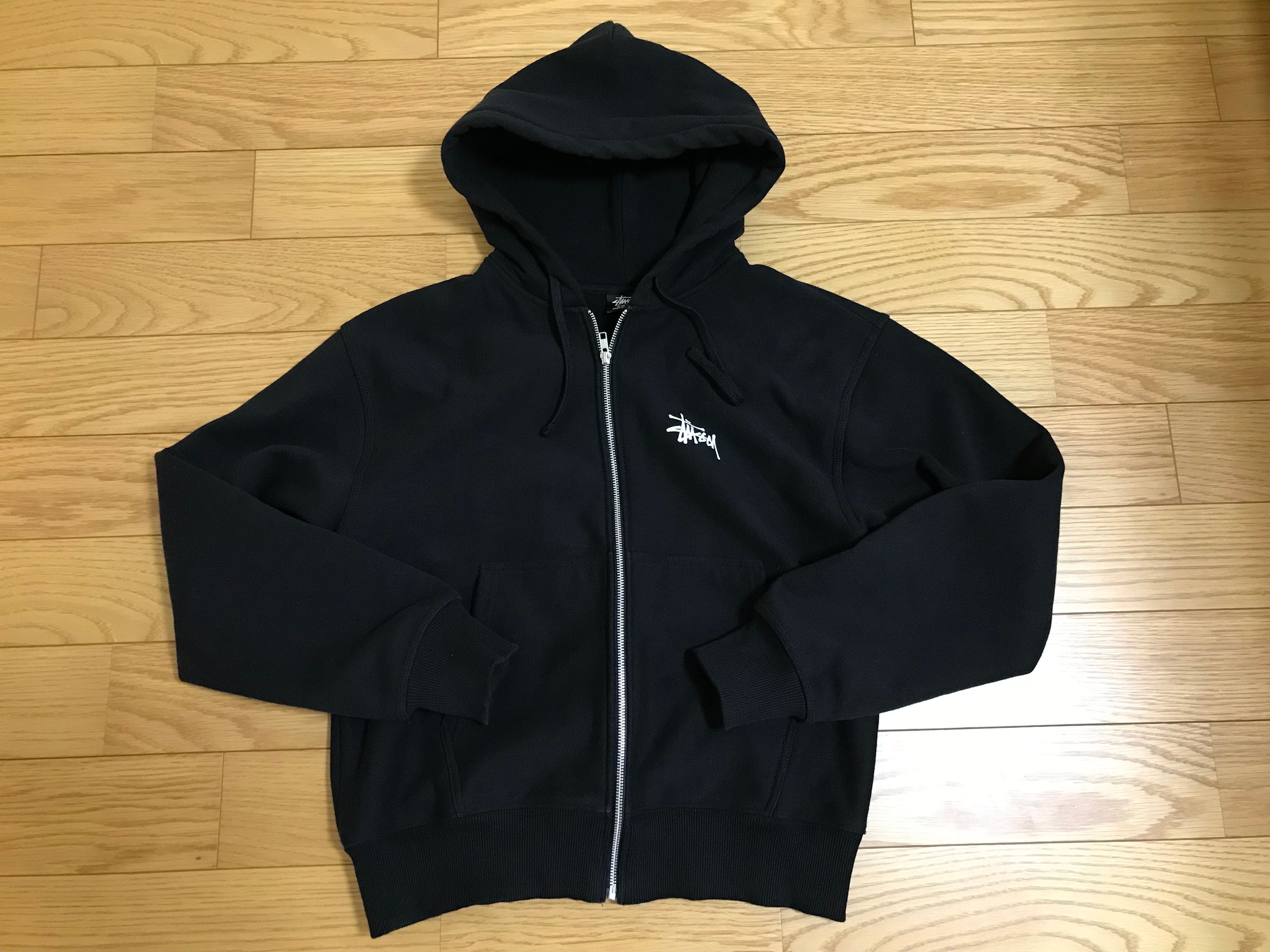 Stussy BASIC STUSSY ZIP HOODIE "Black"
