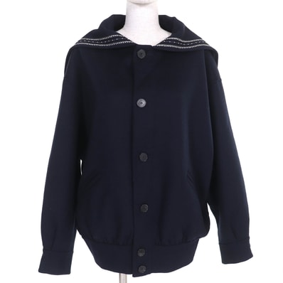 極美品 クリスチャンディオール
ジャケット ネイビー レディース 40 510C80Y1116