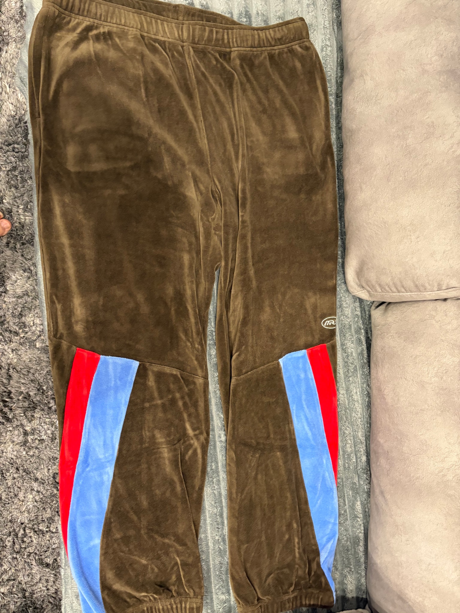 Supreme x Martine Rose Velour Track Pant "Brown"
