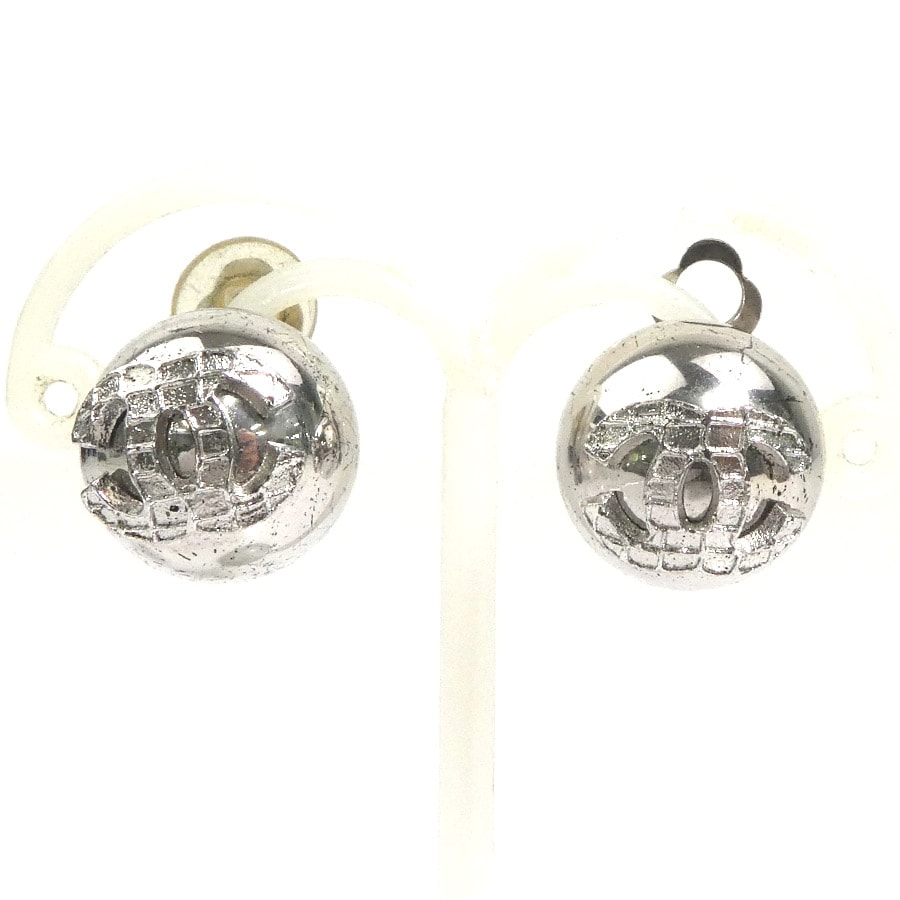 シャネル CHANEL イヤリング メタル シルバー レディース【中古】 56902i