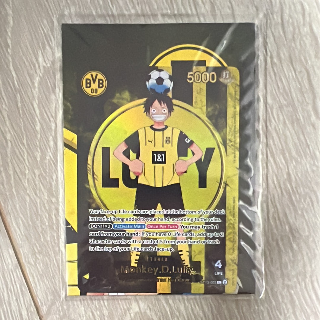モンキー・D・ルフィ L [ST13-003]【英語版】(プロモーションカード「ボルシアドルトムント × ONE PIECE マッチデー 2025」)