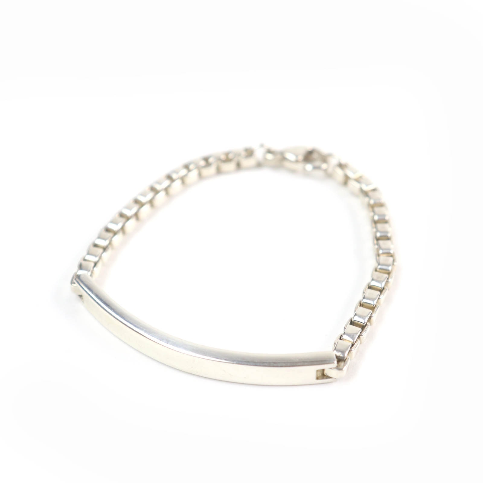 美品 ティファニー
 ブレスレット ベネチアン リンクID シルバー レディース