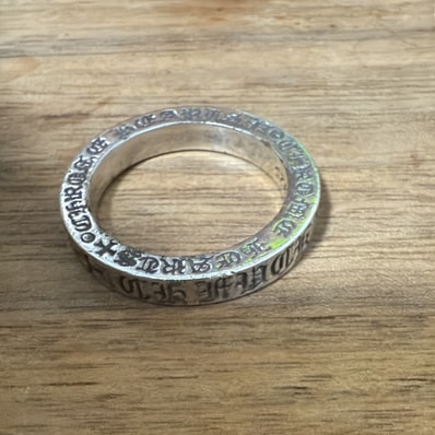 Chrome Hearts Spacer Ring 3mm CH Fuck You "Silver"