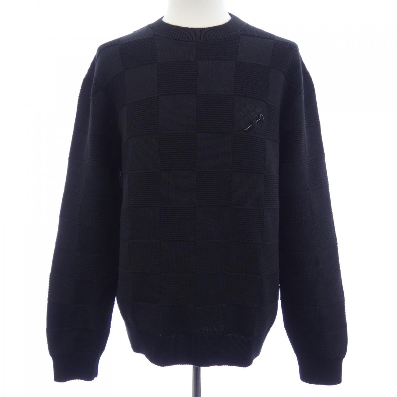 ルイヴィトン LOUIS VUITTON ダミエスティッチクルーネック HNN41WTBY ニット