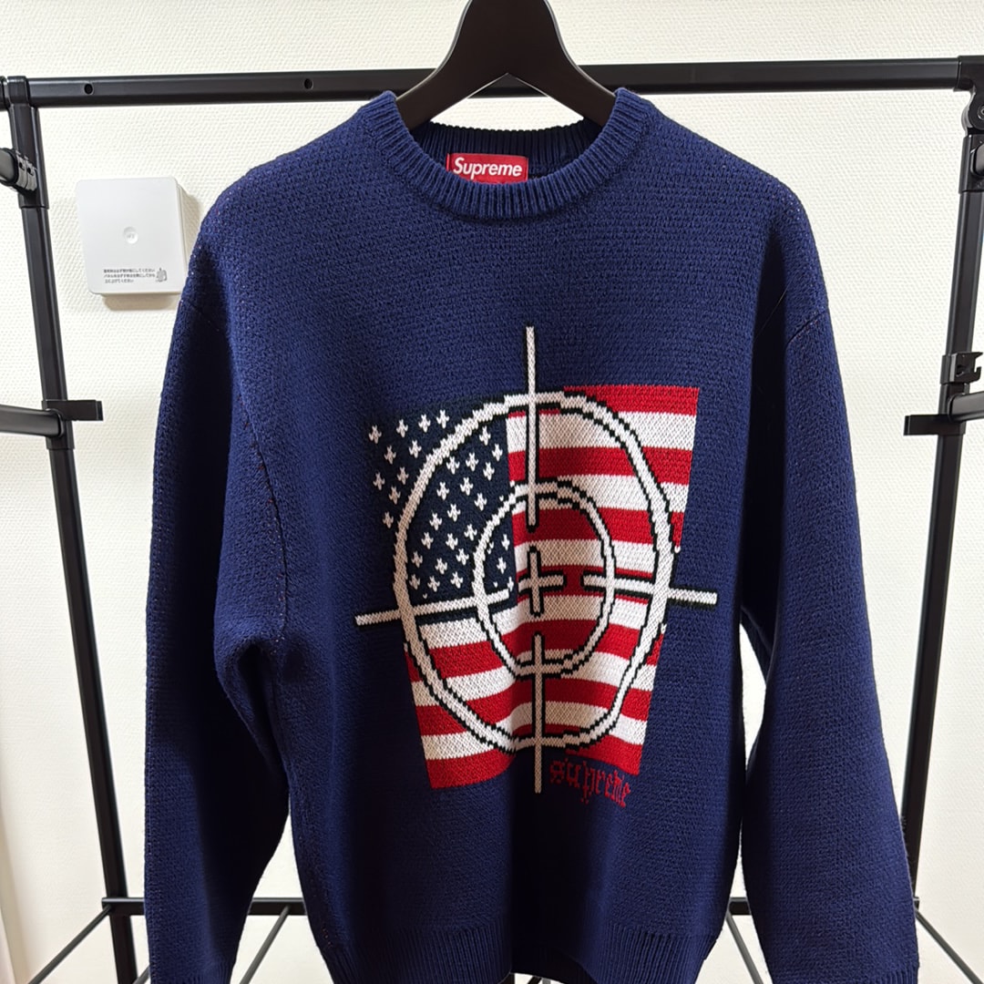 Supreme Target Sweater "Navy"
