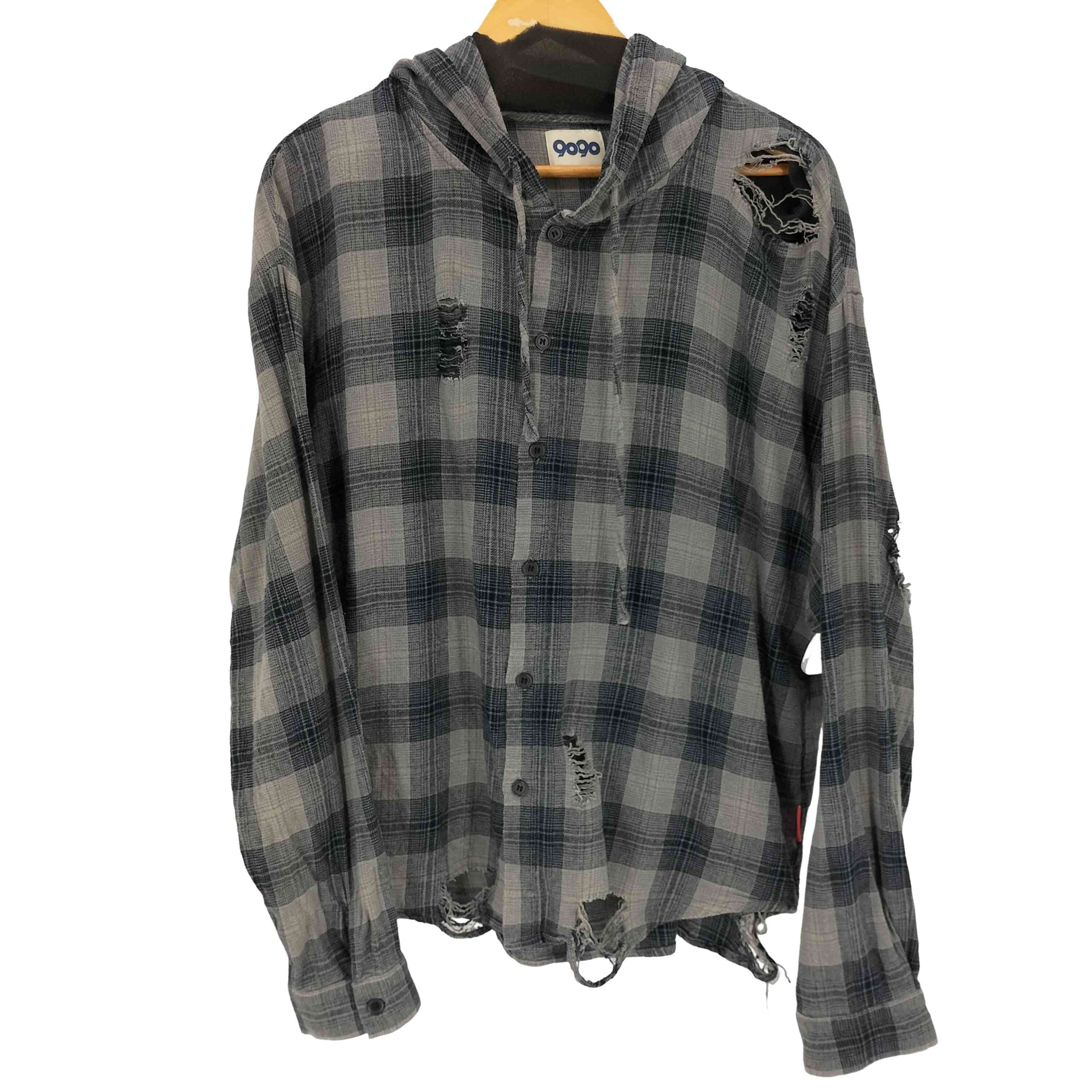 Damage Ombre Shirts Hoodie【1143774093539】