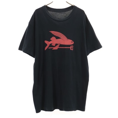 patagonia パタゴニア USA製 フィッシュ 半袖 Tシャツ XL ブラック アウトドア