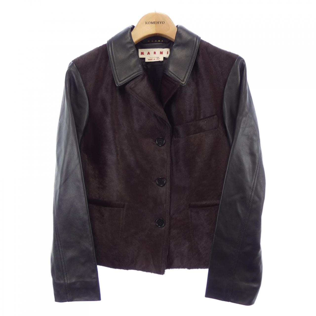 マルニ MARNI GIMX0129M3 レザージャケット