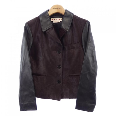 マルニ MARNI GIMX0129M3 レザージャケット