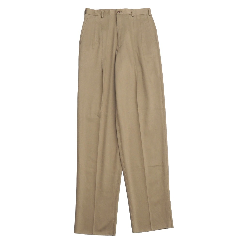 ■未使用品■COMME des GARCONS HOMME コムデギャルソンオム ヴィンテージ パンツ サイズM AD1991 90’s 田中オム ツータック コットンチノ スラックス 20260629/RA9965