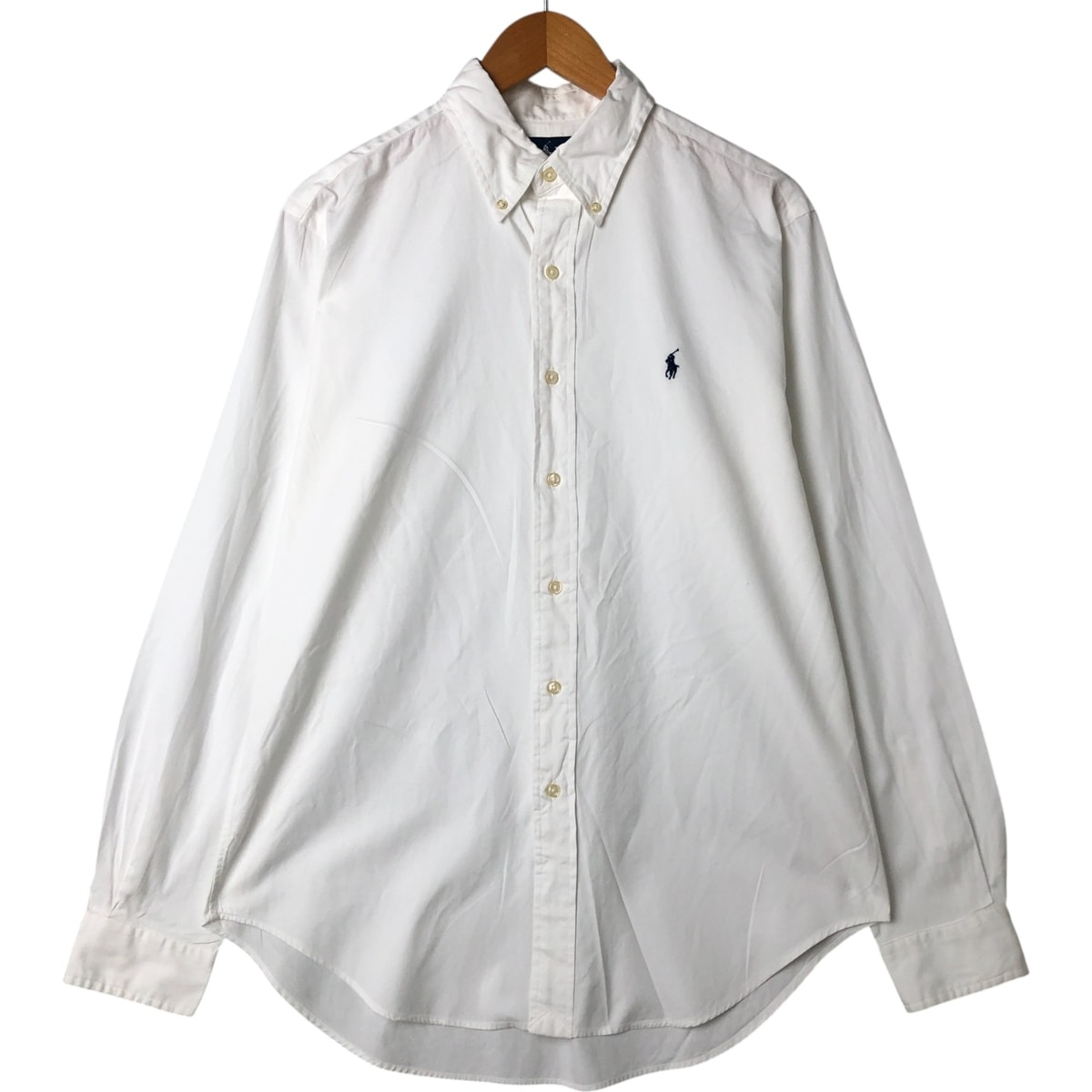 古着 ラルフローレン Ralph Lauren CLASSIC FIT クラシックフィット 長袖 ボタンダウンシャツ メンズM相当/eaa548359