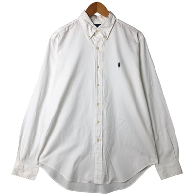 古着 ラルフローレン Ralph Lauren CLASSIC FIT クラシックフィット 長袖 ボタンダウンシャツ メンズM相当/eaa548359